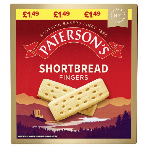 Patersons Shortbread PM £1.49 300g pack shot