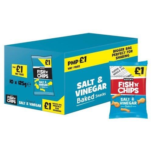 Burtons Fish & Chips PM £1 110g pack shot