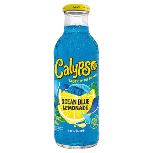 Calypso Ocean Blue Lemonade 473ml pack shot