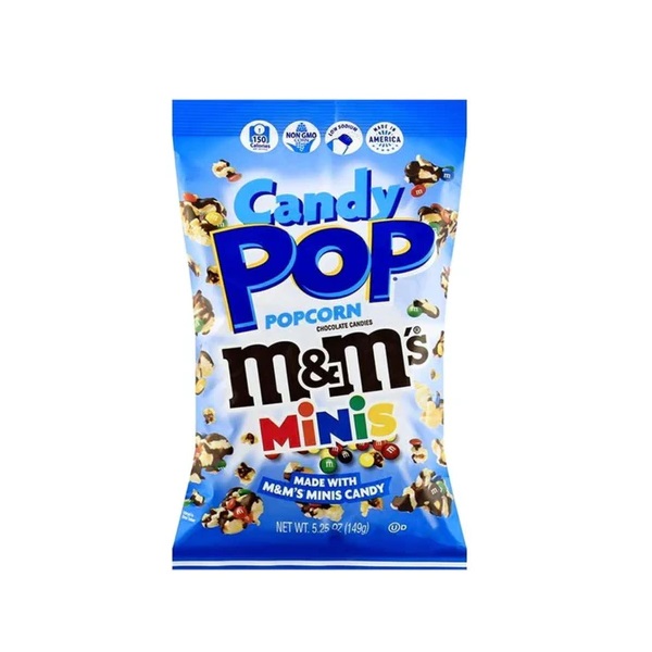 Candy Pop Popcorn M&Ms Minis pack shot