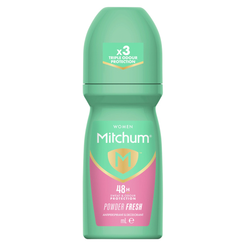 Mitchum Advanced Powder Fresh Roll on 100ml pack shot