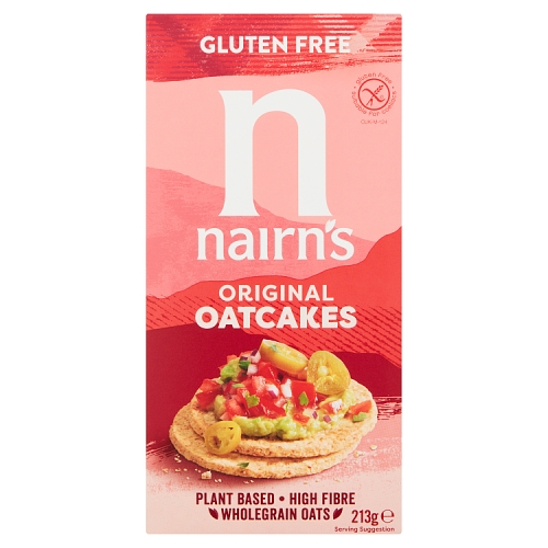 Nairns Gluten Free Oatcakes 213g pack shot