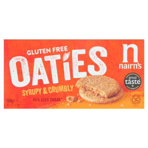 Nairns Gluten Free Oaties 160g pack shot