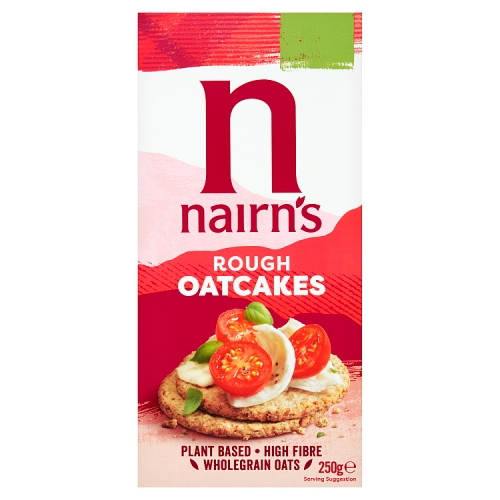 Nairns Rough Milled Oatcakes PM £1.29 250g pack shot