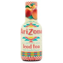 AriZona PET Iced Tea Peach 500ml pack shot