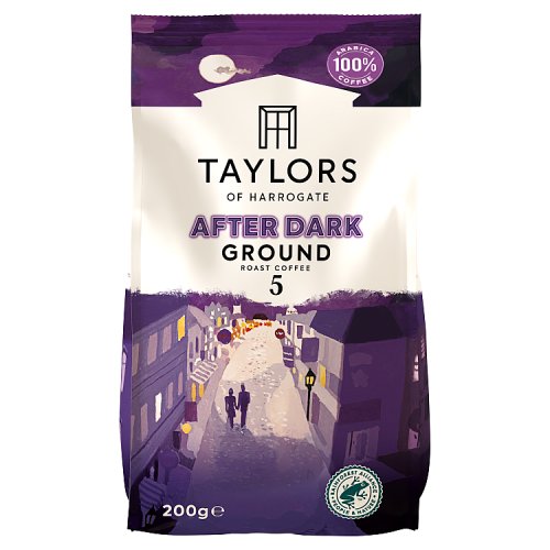 Taylors Of Harrogate After Dark Ground Coffee 200s pack shot
