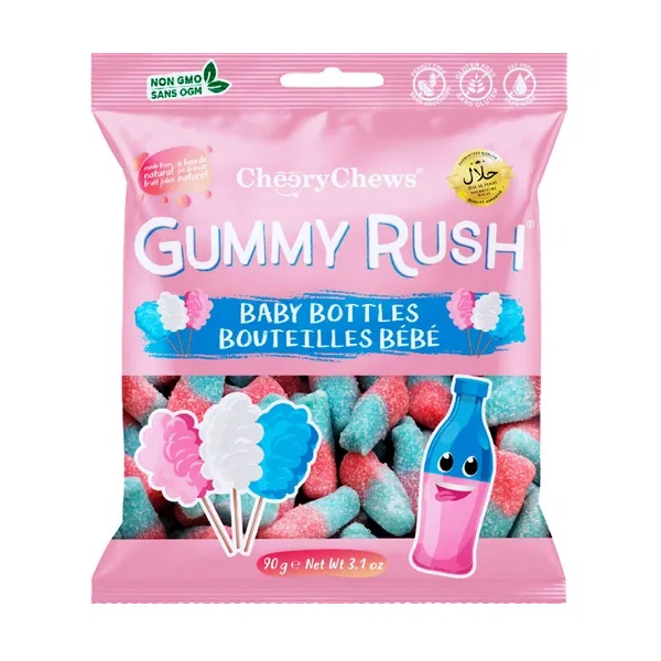Gummy Rush Baby Bottles 90g pack shot