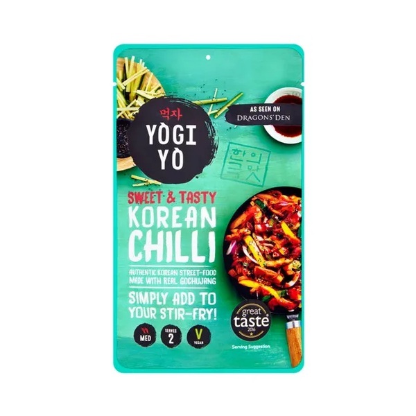 Yogiyo Med Chilli Stir Fry Sauce 100g pack shot
