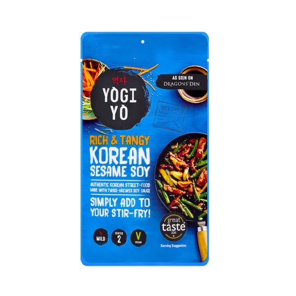 Yogiyo Sesame Soy Stir Fry Sauce 100g pack shot