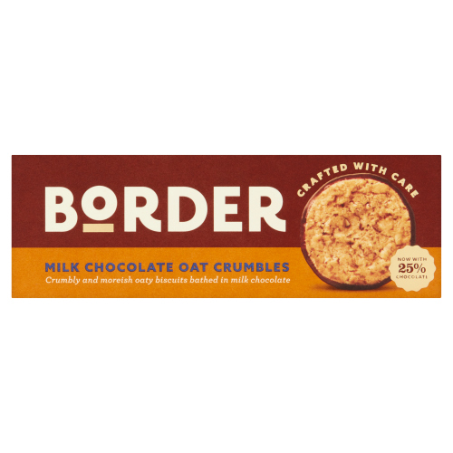 Border Milk Chocolate Oat Crumble 150g pack shot