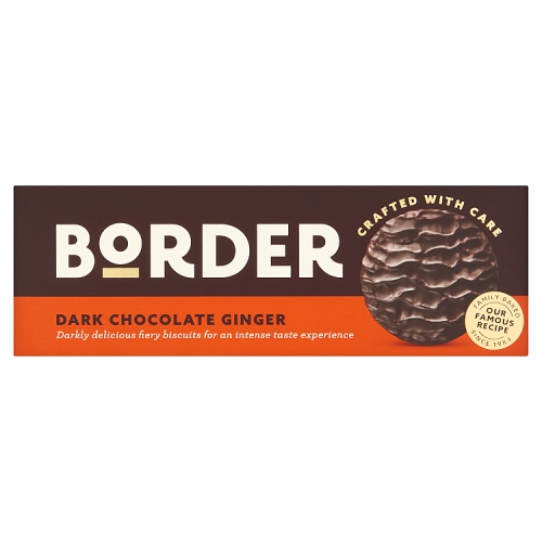Border Dark Chocolate Gingers 150g pack shot