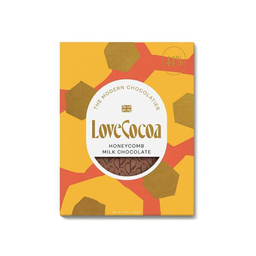 Love Cocoa Chocolate Bar Selection & Honeycomb 75g pack shot