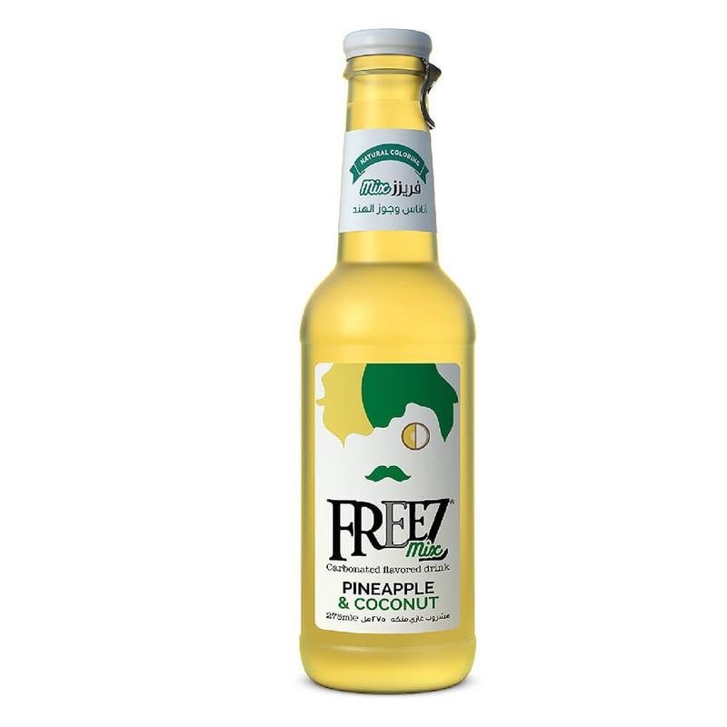 Freez Mix Sparkling Pineapple Coconut 6pk (6 x 275ml) pack shot