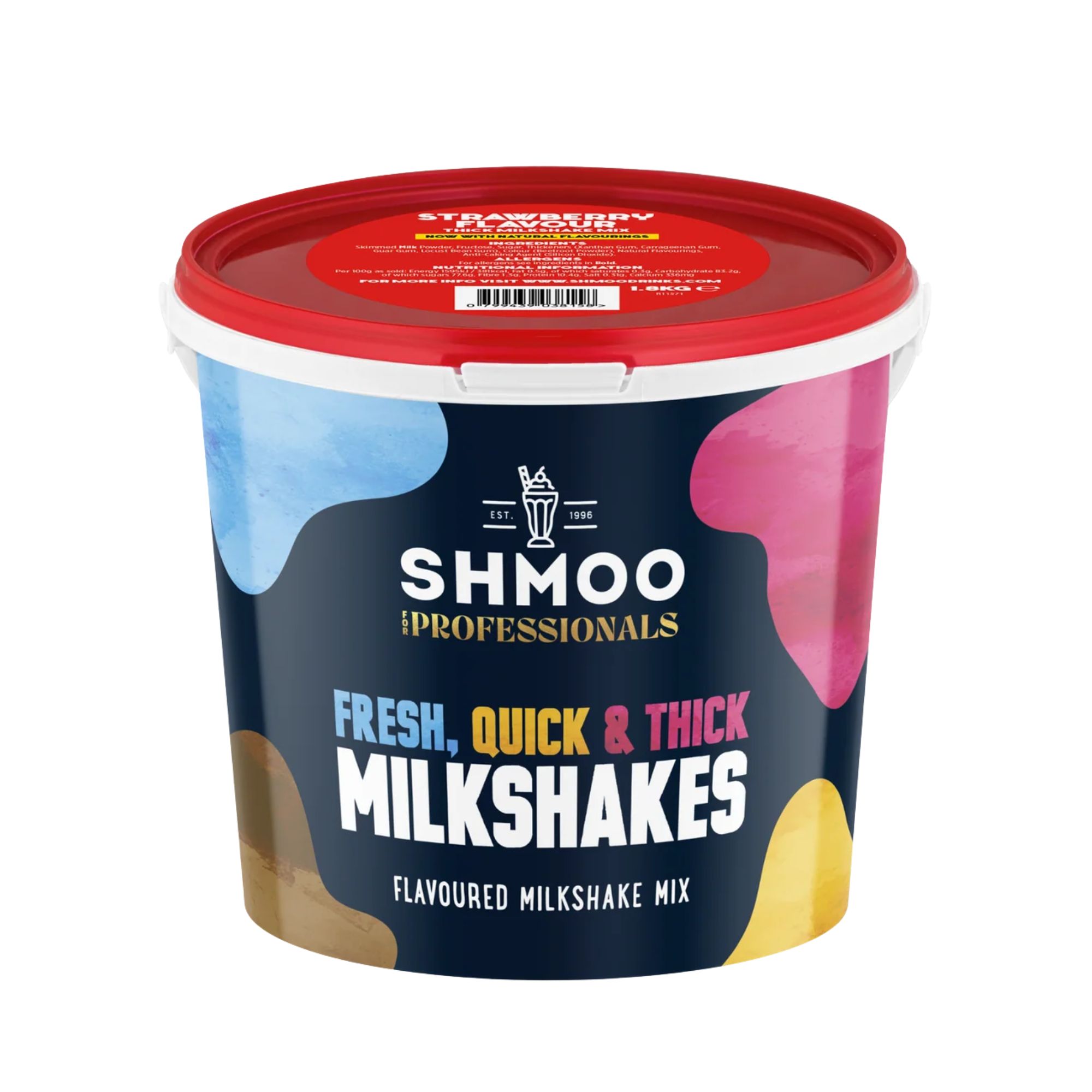 Shmoo Strawberry Milkshake Mix 1.8kg pack shot