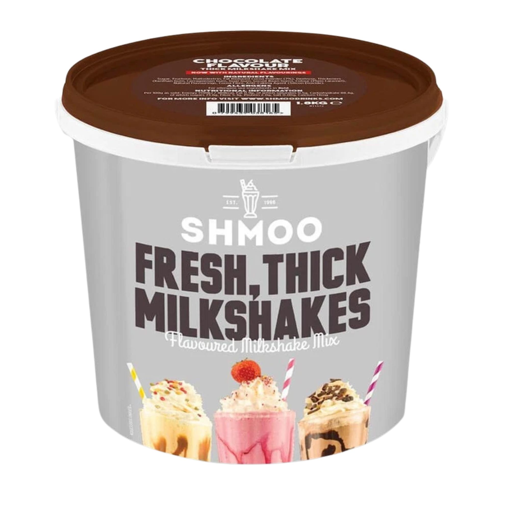 Shmoo Chocolate Milkshake Mix 1.8kg pack shot
