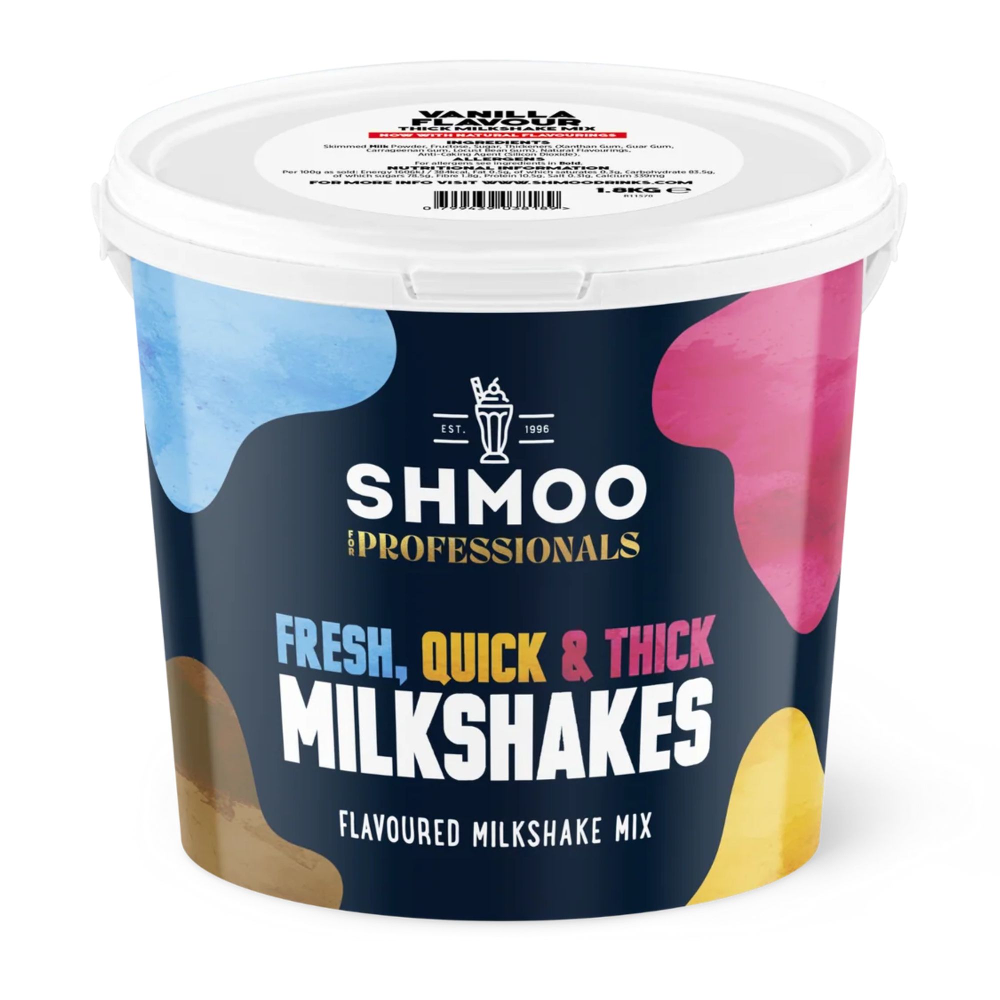 Shmoo Vanilla Milkshake Mix 1.8kg pack shot