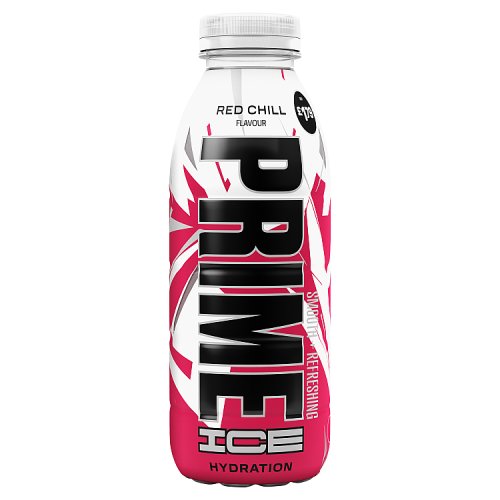 Prime Hydration Drink Ice Red Chill 500ml PM £1.79 pack shot