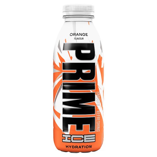 Prime Hydration Drink Ice Orange 500ml pack shot