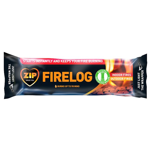 Zip Firelog pack shot