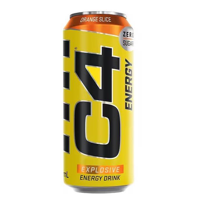 C4 Energy Orange Slice 500ml pack shot