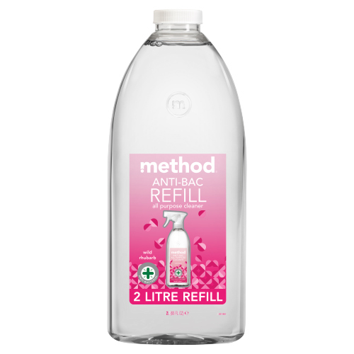Method Anti Bacterial Refill Wild Rhubarb 2Ltr pack shot