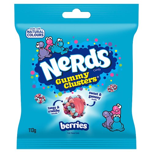 Nerds Candy Gummy Ousters Berries Bag 113g pack shot