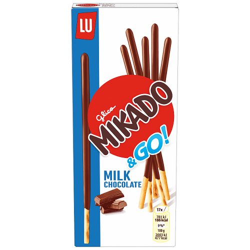Lu Mikado Milk Chocolate 39g pack shot