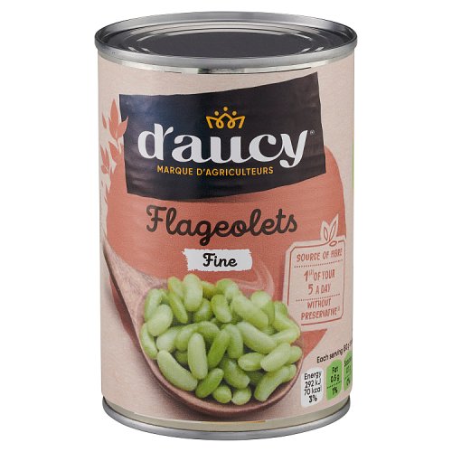 D'aucy Fine Flageolets 400g pack shot