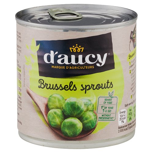 D'aucy Brussels Sprouts 400g pack shot