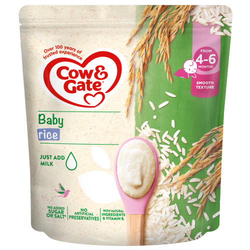 Cow & Gate Baby Rice 100g pack shot