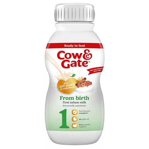 Cow & Gate First Milk Rtf 500ml pack shot