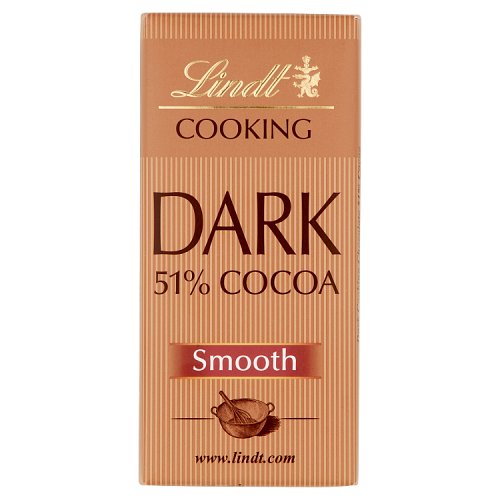 Lindt Cooking Bar 51% 200g pack shot
