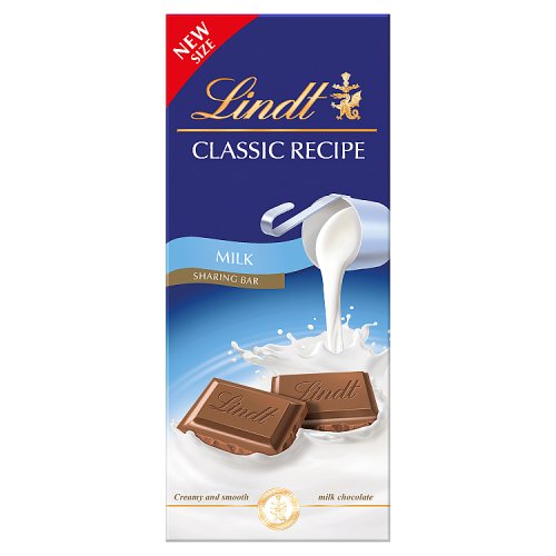 Lindt Classic Recipe Milk 190g pack shot