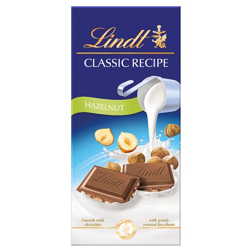 Lindt Classic Recipe Hazelnut 100g pack shot