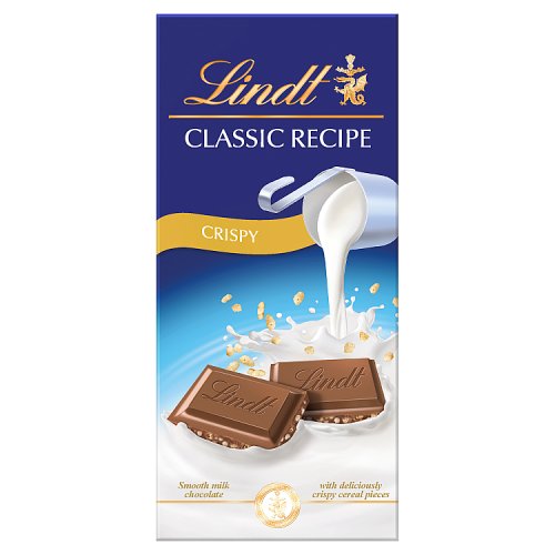 Lindt Classic Recipe  Crispy 100g pack shot