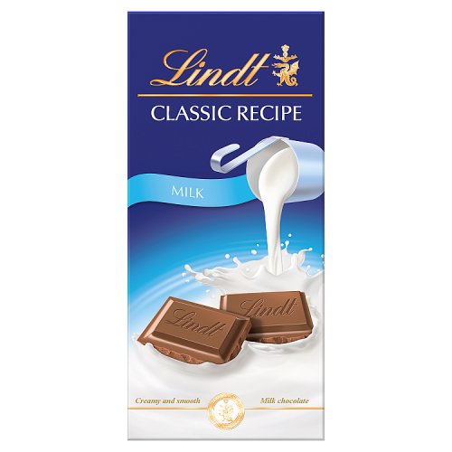 Lindt Classic Recipe Milk 100g pack shot