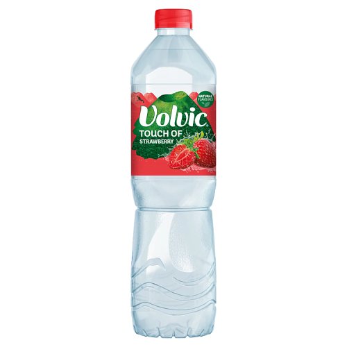 Volvic TOF Strawberry 1.5Ltr pack shot