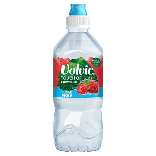 Volvic Touch Of Strawberry Sugar Free 750ml pack shot