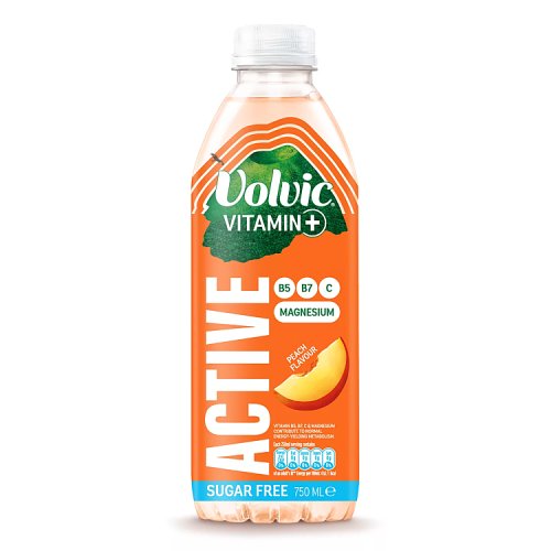 Volvic Vitamins Peach pack shot