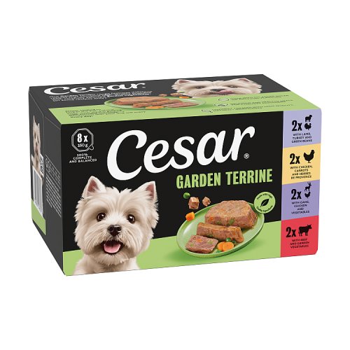Cesar Garden Terrine Mixed Selection Loaf (8 x 150g) pack shot