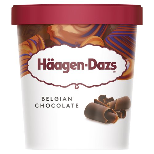Haagen Dazs Belgian Chocolate 460ml pack shot