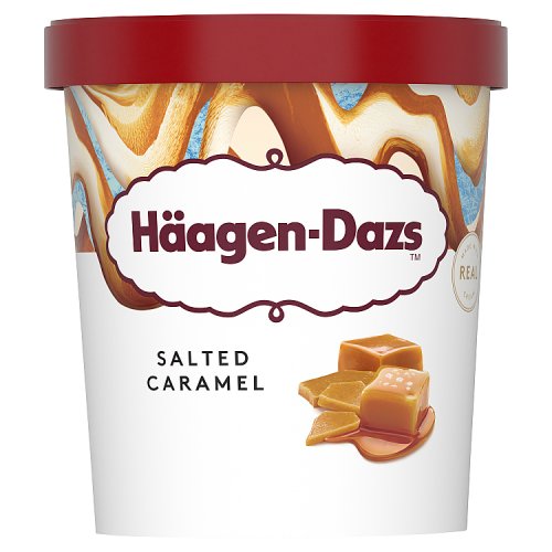 Haagen Dazs Salted Caramel 460ml pack shot