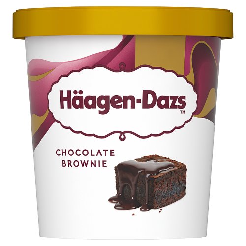 Haagen Dazs Chocolate Brownie 420ml pack shot