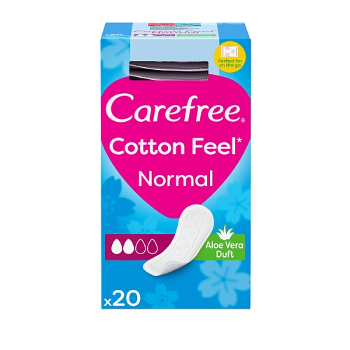 Carefree Breathable Aloe Fresh Pantyliners 20s pack shot