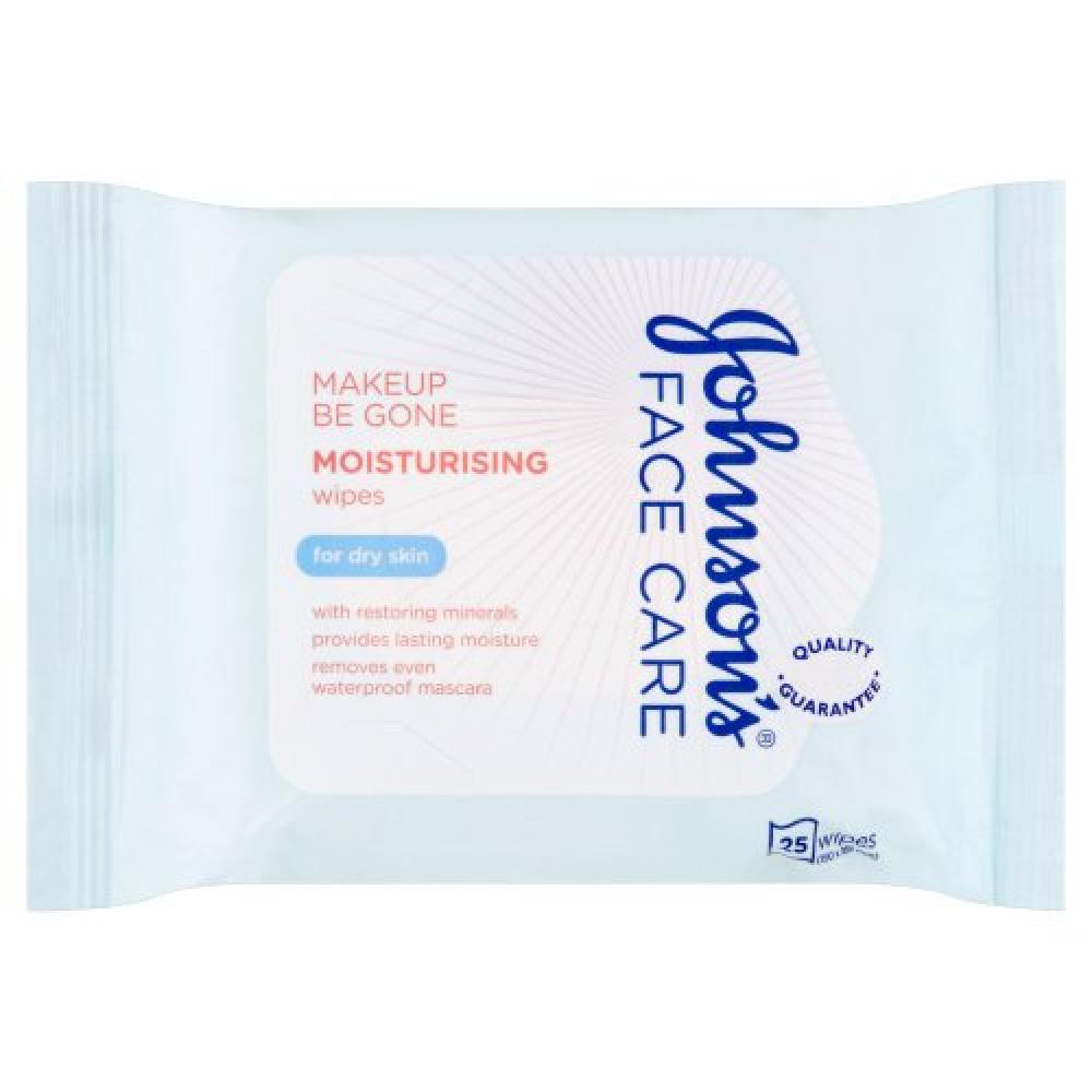 Johnsons Make up Be Gone Moisturising Cleansing Wipes 5in1 25SH pack shot