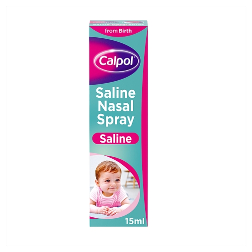 Calpol Saline Spray 15ml pack shot
