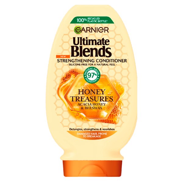 Garnier Ultimate Blends Honey Treasures Conditioner 400ml pack shot
