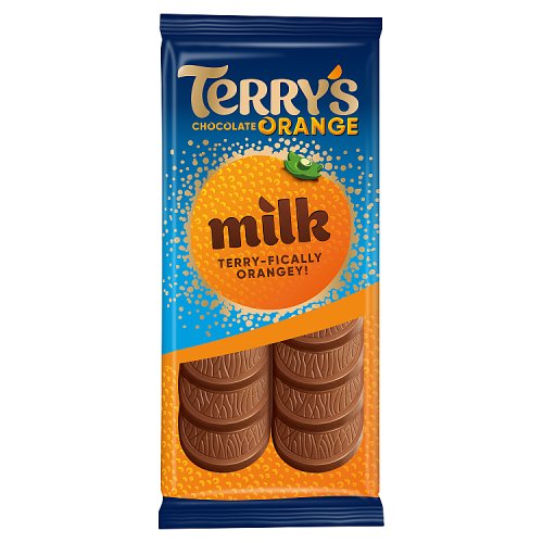 Terrys Orange Choco Milk Tablet 90g pack shot