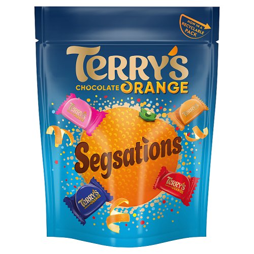 Terry's Orange Chocolate Segsations 300g pack shot