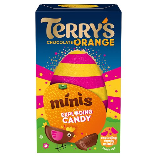 Terrys Chocolate Orange Minis Egg & Exploding Candy 90g pack shot